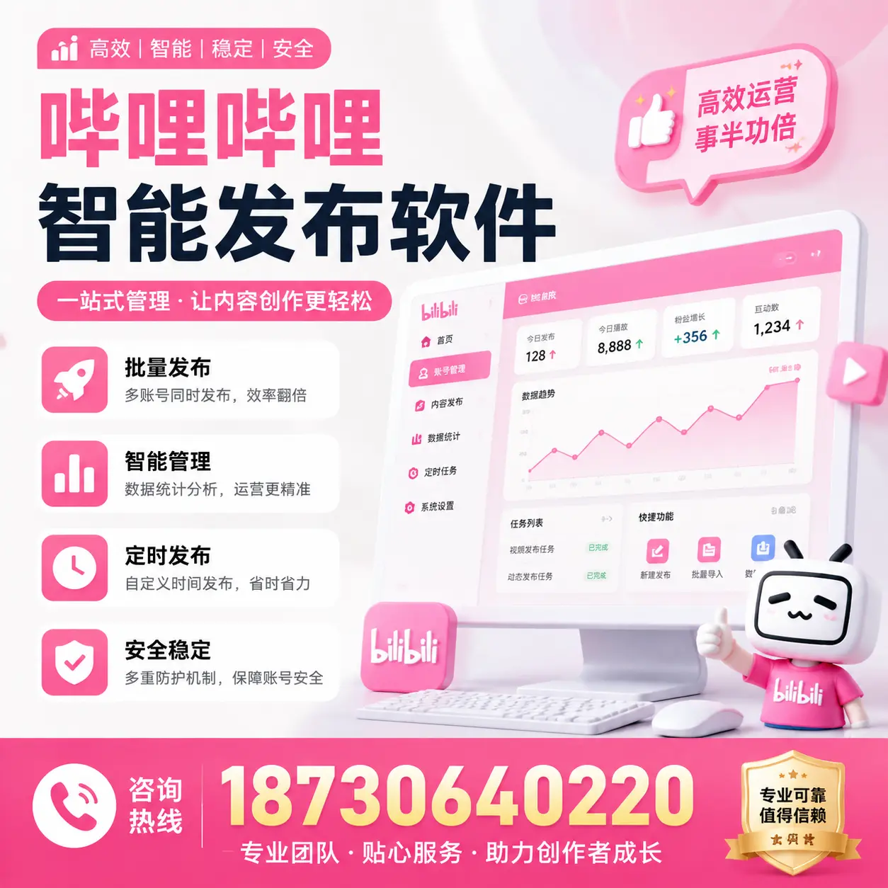 如何评估哔哩哔哩智能发布软件的ROI？达州 企业必读